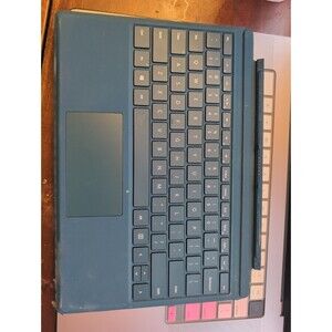 Microsoft Genuine OEM Surface Pro Keyboard Folio/Cover Model 1725 Turquoise *B*
